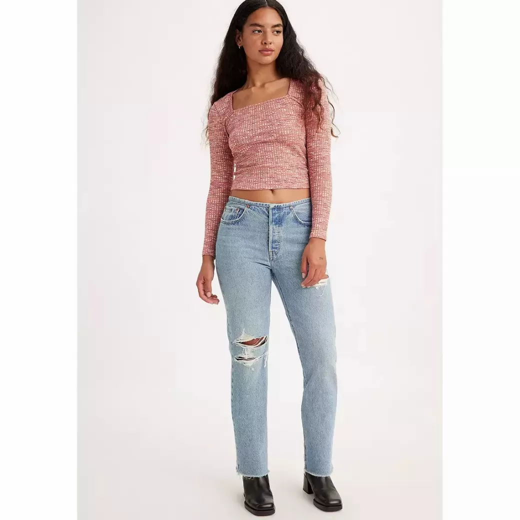 Levi's 501® Jeans Med Smal Midja Discount