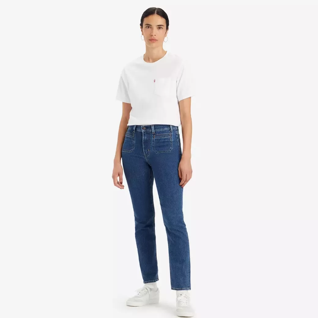 Levi's 724 High Rise Tailored-Jeans Shop
