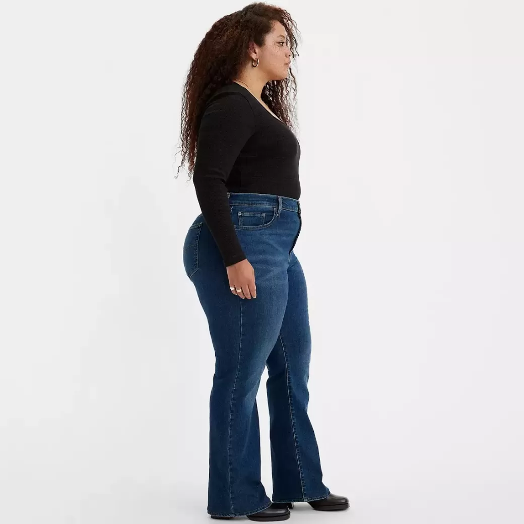 Levi's 725 Jeans Med Hog Midja Och Rak Passform (Plusstorlek) Sale