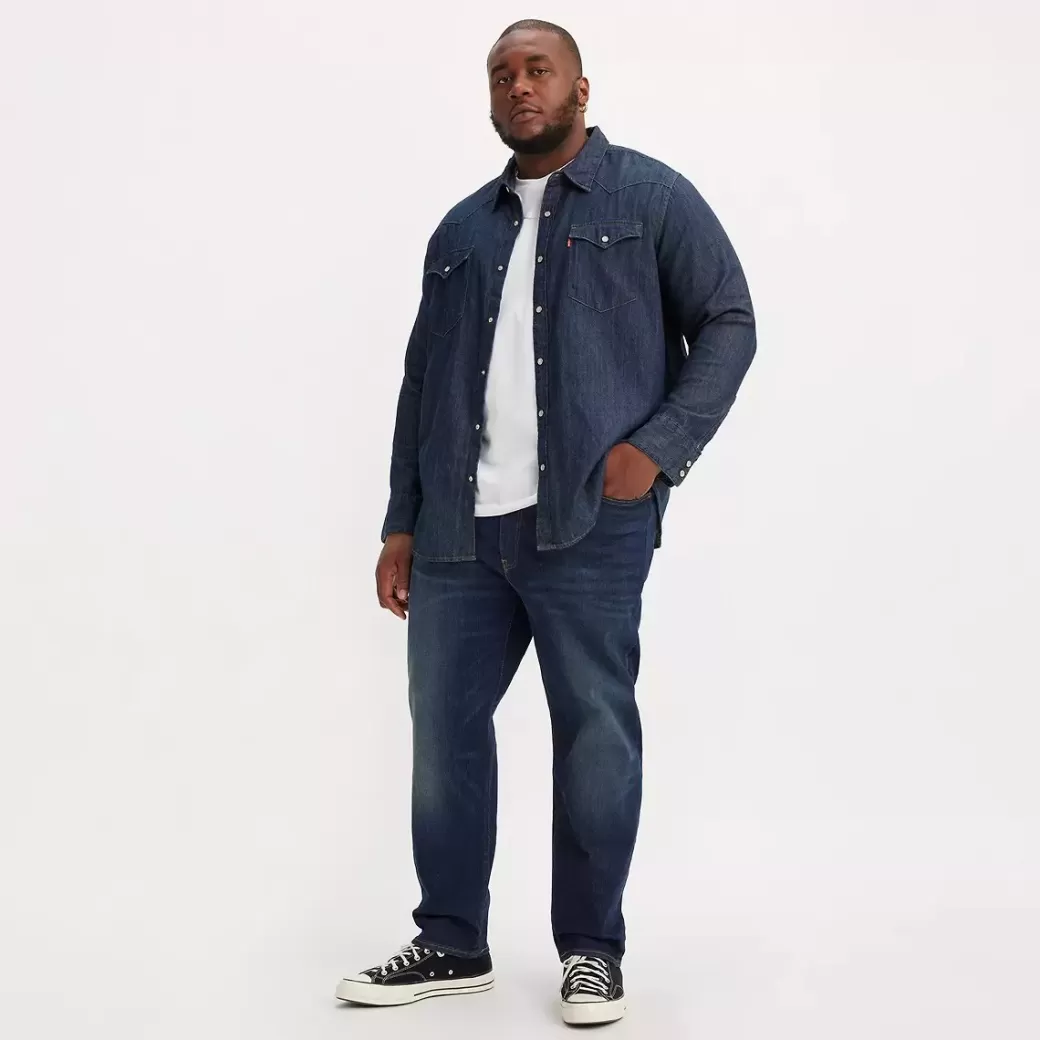 Levi's Avsmalnande 502 Jeans (Stor Och Lang) Fashion