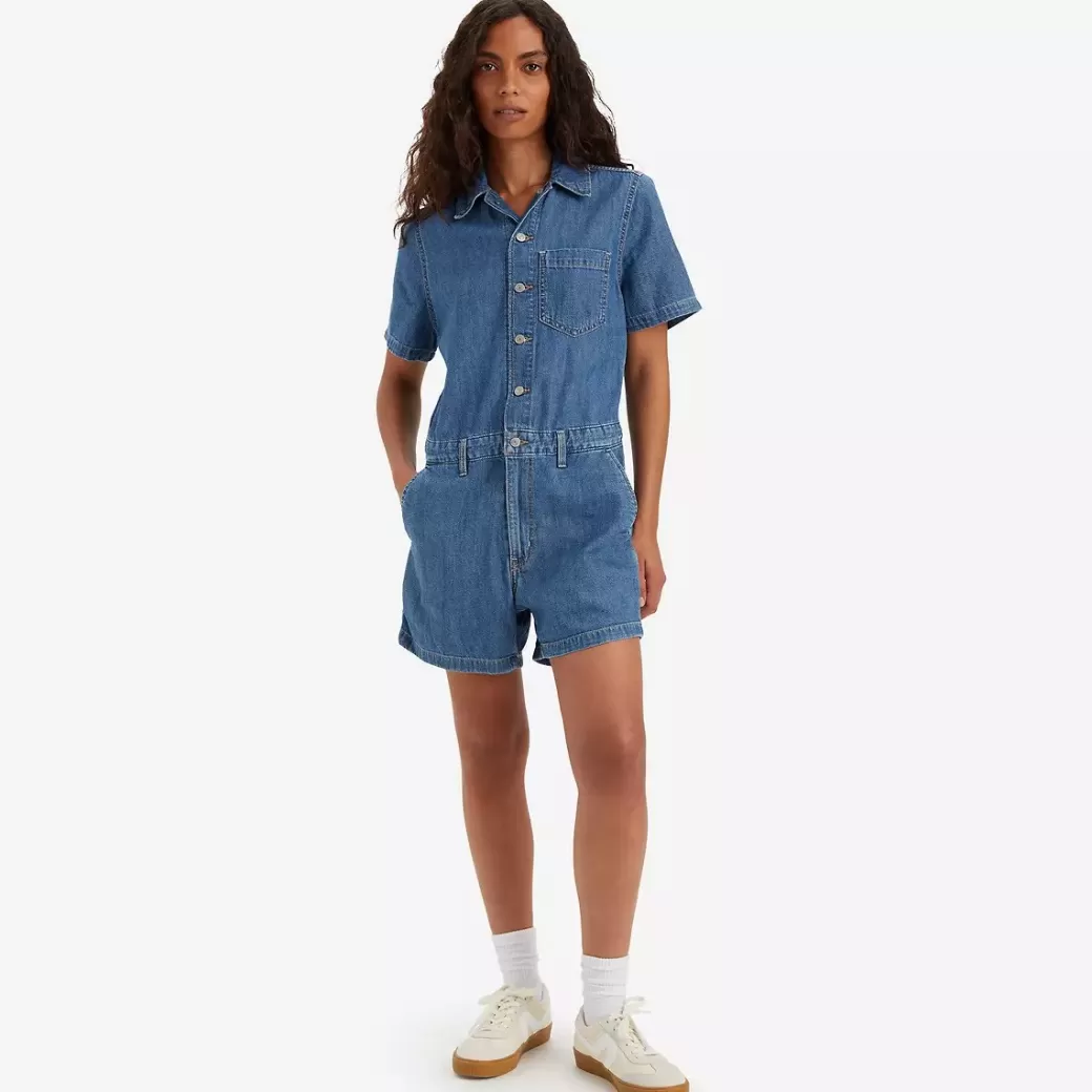 Levi's Kortarmad Heritage Jumpsuit Sale