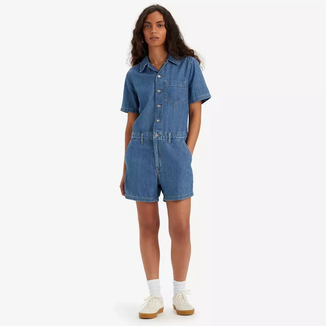 Levi's Kortarmad Heritage Jumpsuit Sale