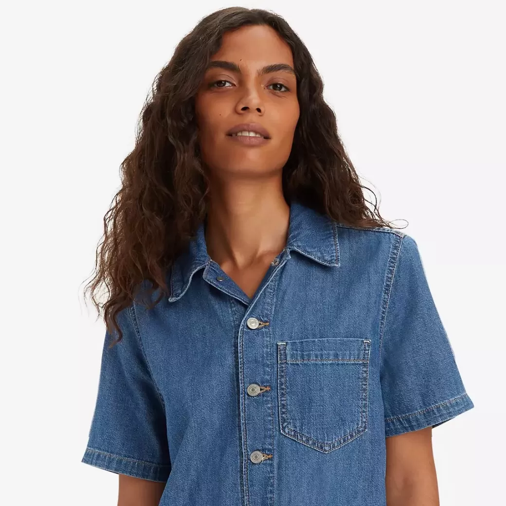 Levi's Kortarmad Heritage Jumpsuit Sale